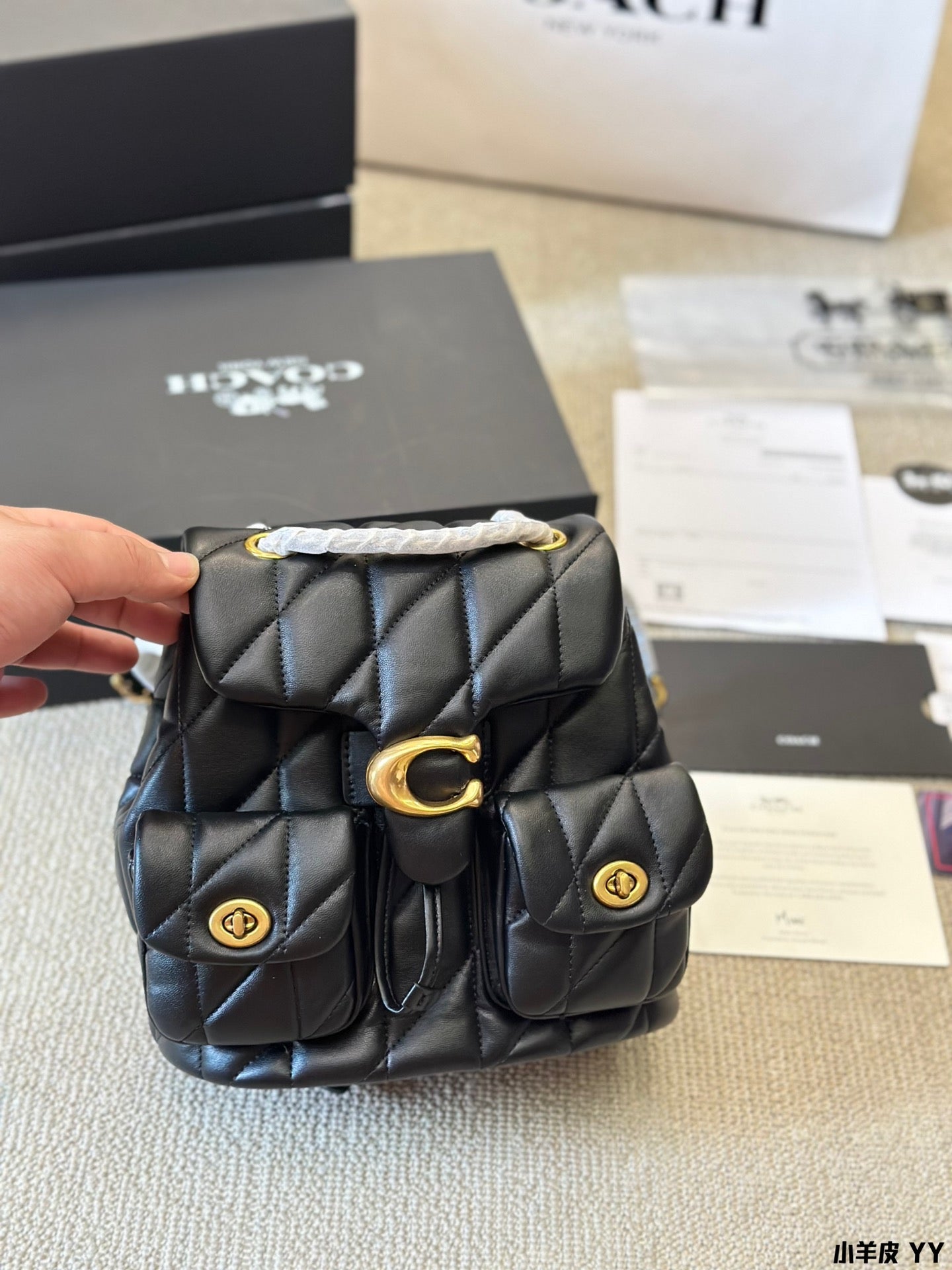 C Chain Bookbag Purse